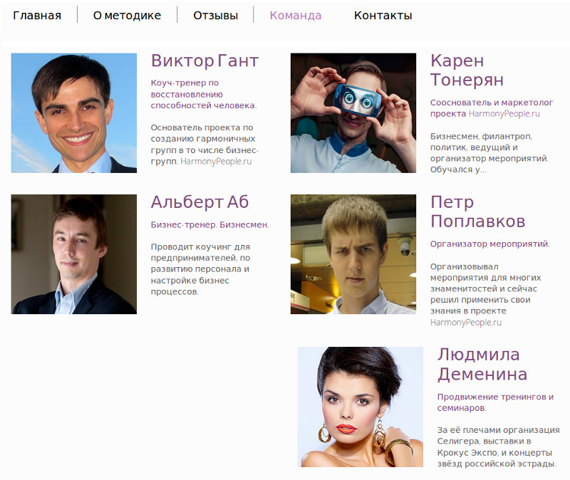 Команда Виктора Ганта